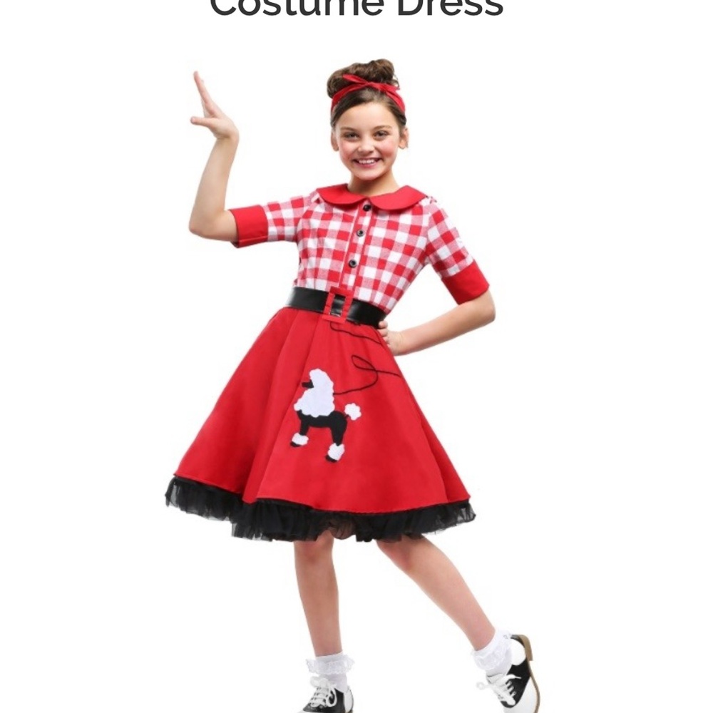 50’s poodle girls costume